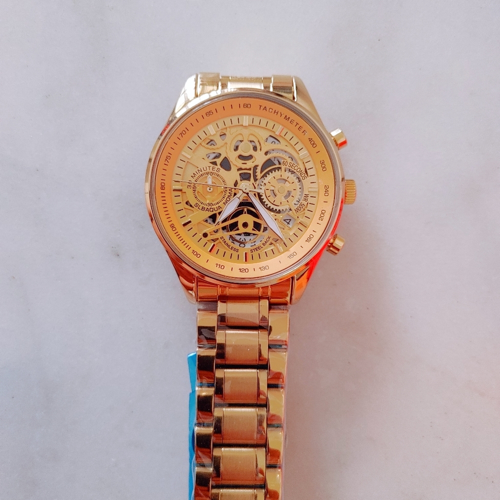 Men's gold watch